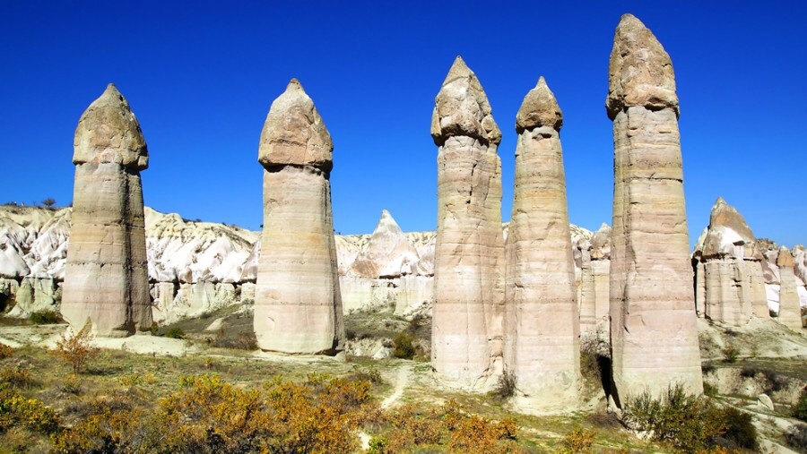 Fairy chimneys in Cappadocia